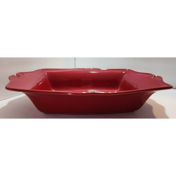 Princess House Pavillion Berry Deep Dish Rectangular Baking Dish - Picture 5 of 16